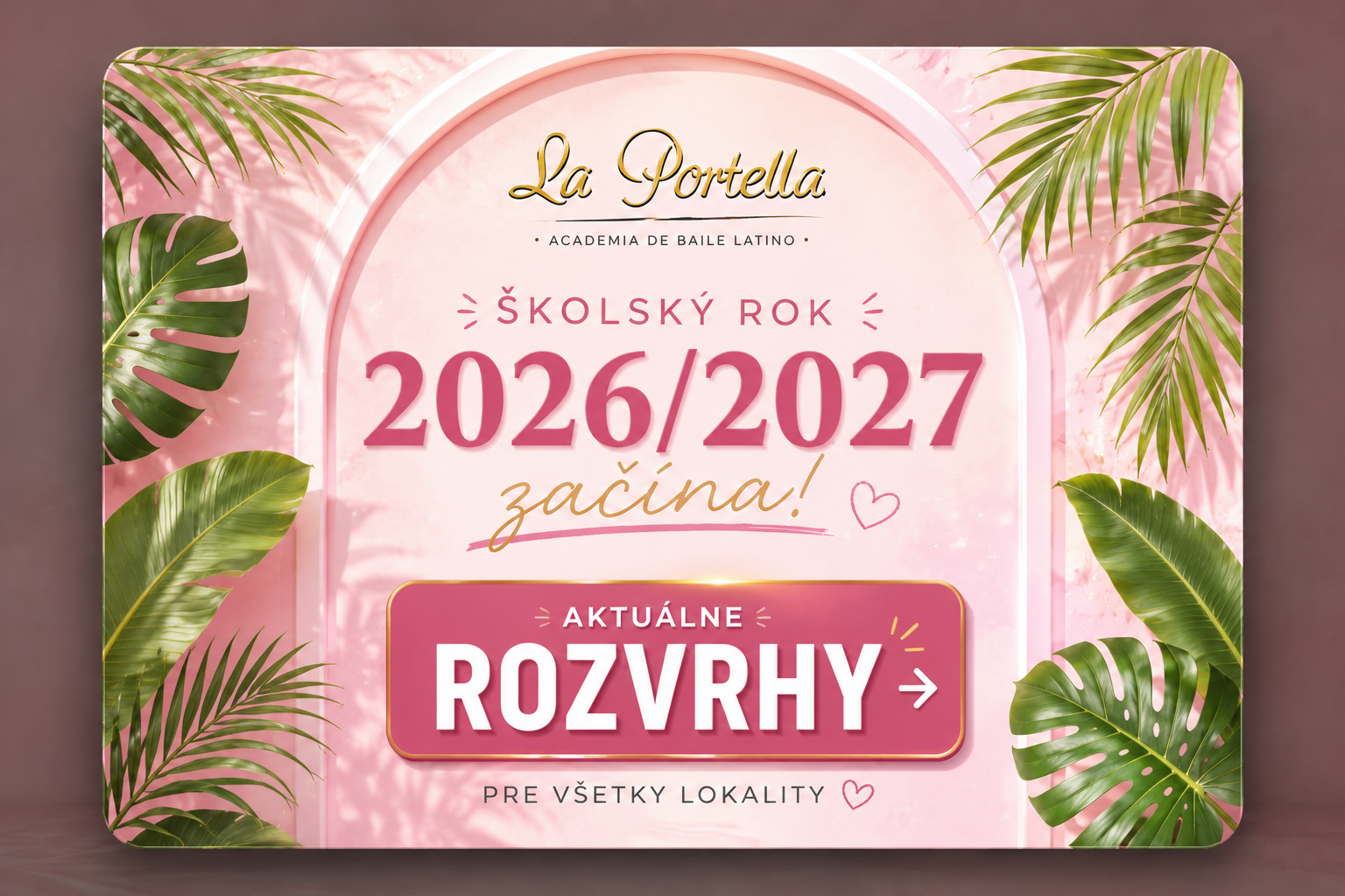 Rozvrhy La Portella 2026/2027